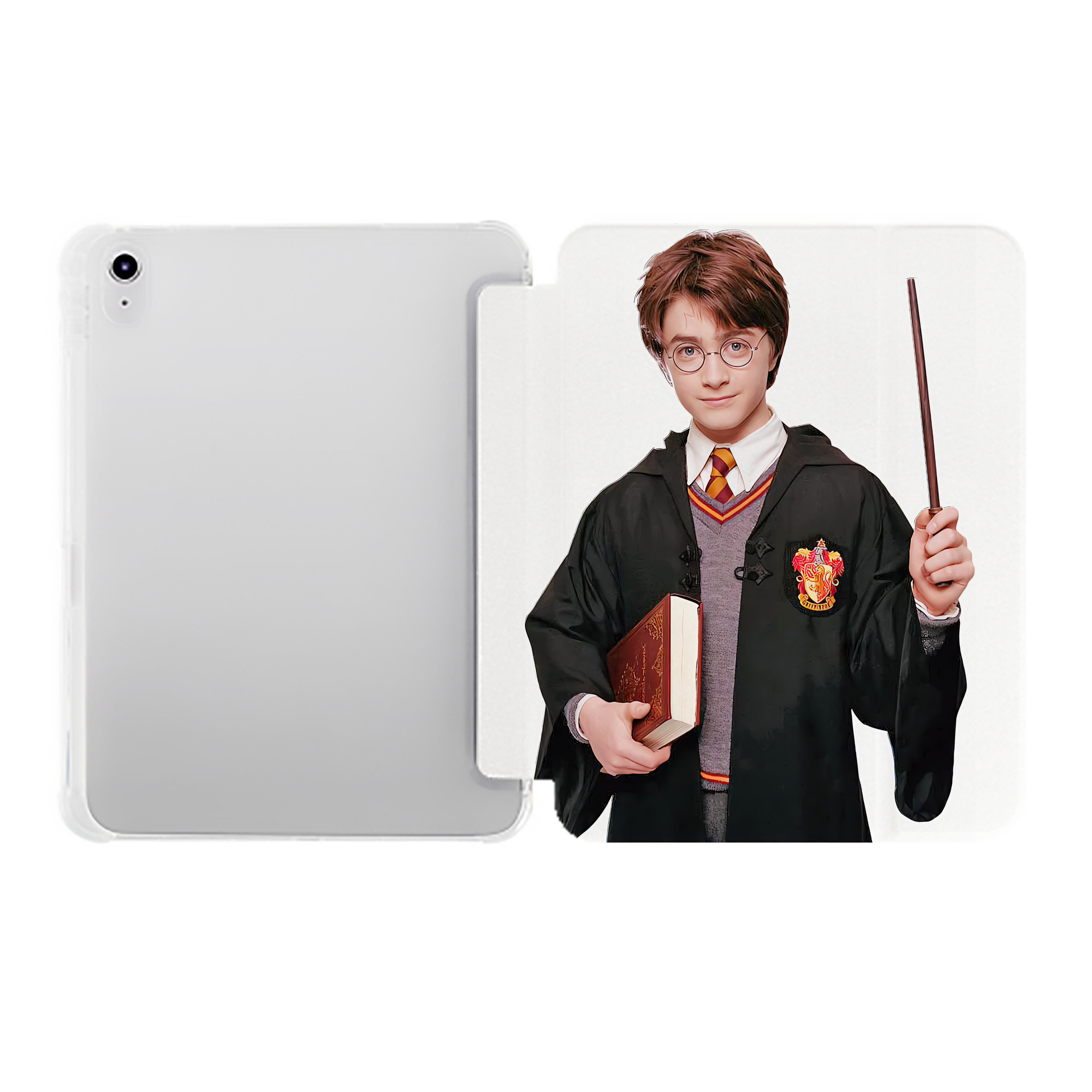 （画像用） Harry Potter ハリー・ポッターシリーズ IPad ケース ペン収納付き 三つ折りスタンド PUレザー×シリコン 対応機種9.5/10.5/10.9インチ